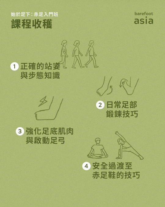 始於足下：赤足入門班